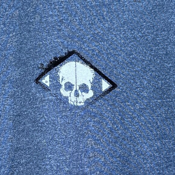 Affliction Small Skull On The Front Affliction Live‎ Fast On Back T Shirt Size S - Picture 5 of 9